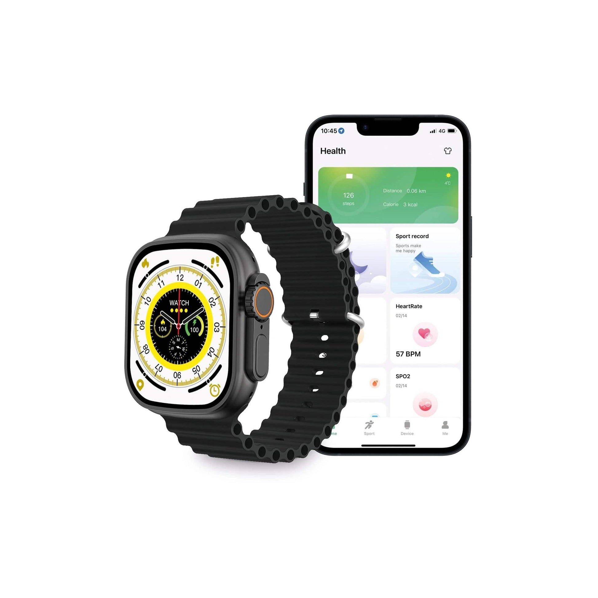 KSiX Smartwatch Urban Plus Black