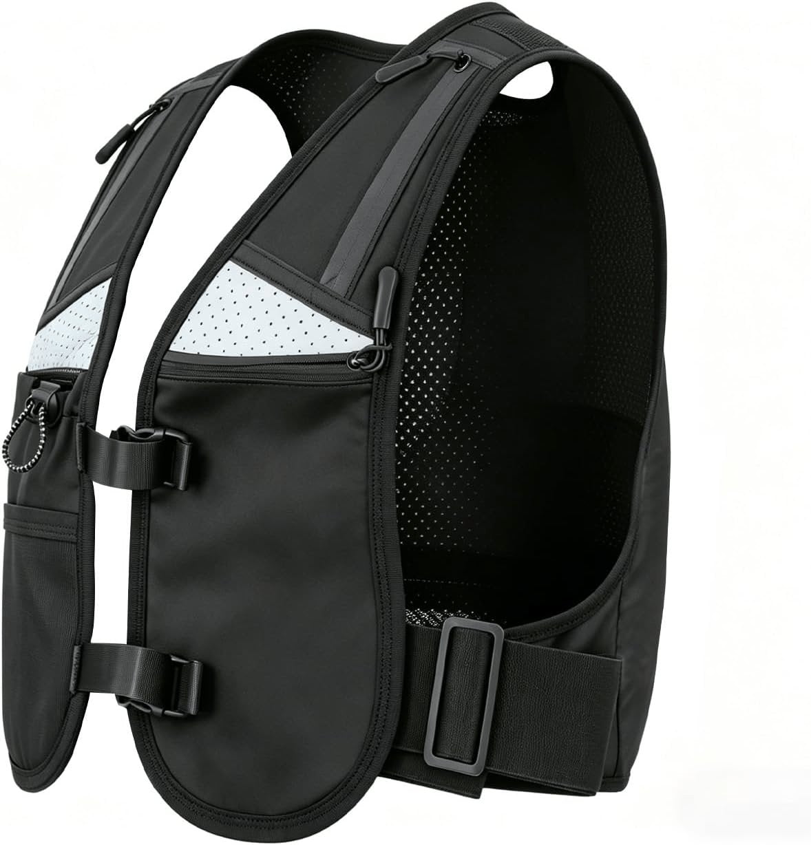 Laufweste Damen Herren Leicht Mit Reflektoren - Atmungsaktiver Laufrucksack Für Laufen, Joggen, Trailrunning, Radfahren & Wandern - Verstellbare Sportweste Mit Mehreren Taschen, Wasserdicht