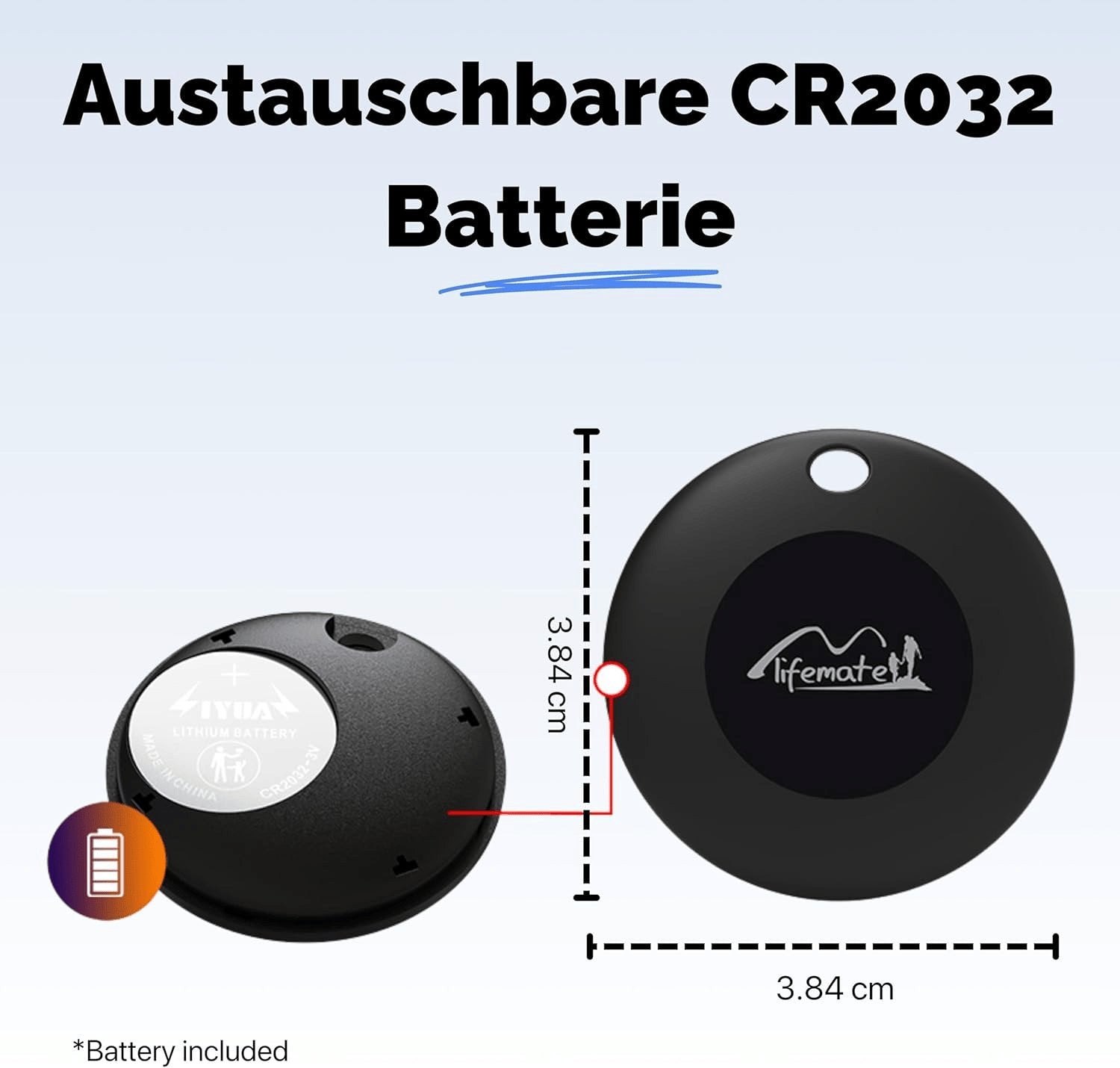 Lifemate Life Tag 8Er-Pack Für Apple „Wo Ist?” Netzwerk – IP67 Wasserfest, 12 Monate Batterie, Lost Mode Mit Ton, Einfache Koppelung Pet Tracking Device