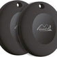 Lifemate Life Tag 8Er-Pack Für Apple „Wo Ist?” Netzwerk – IP67 Wasserfest, 12 Monate Batterie, Lost Mode Mit Ton, Einfache Koppelung Pet Tracking Device Packung Zu 2 - Schwarz