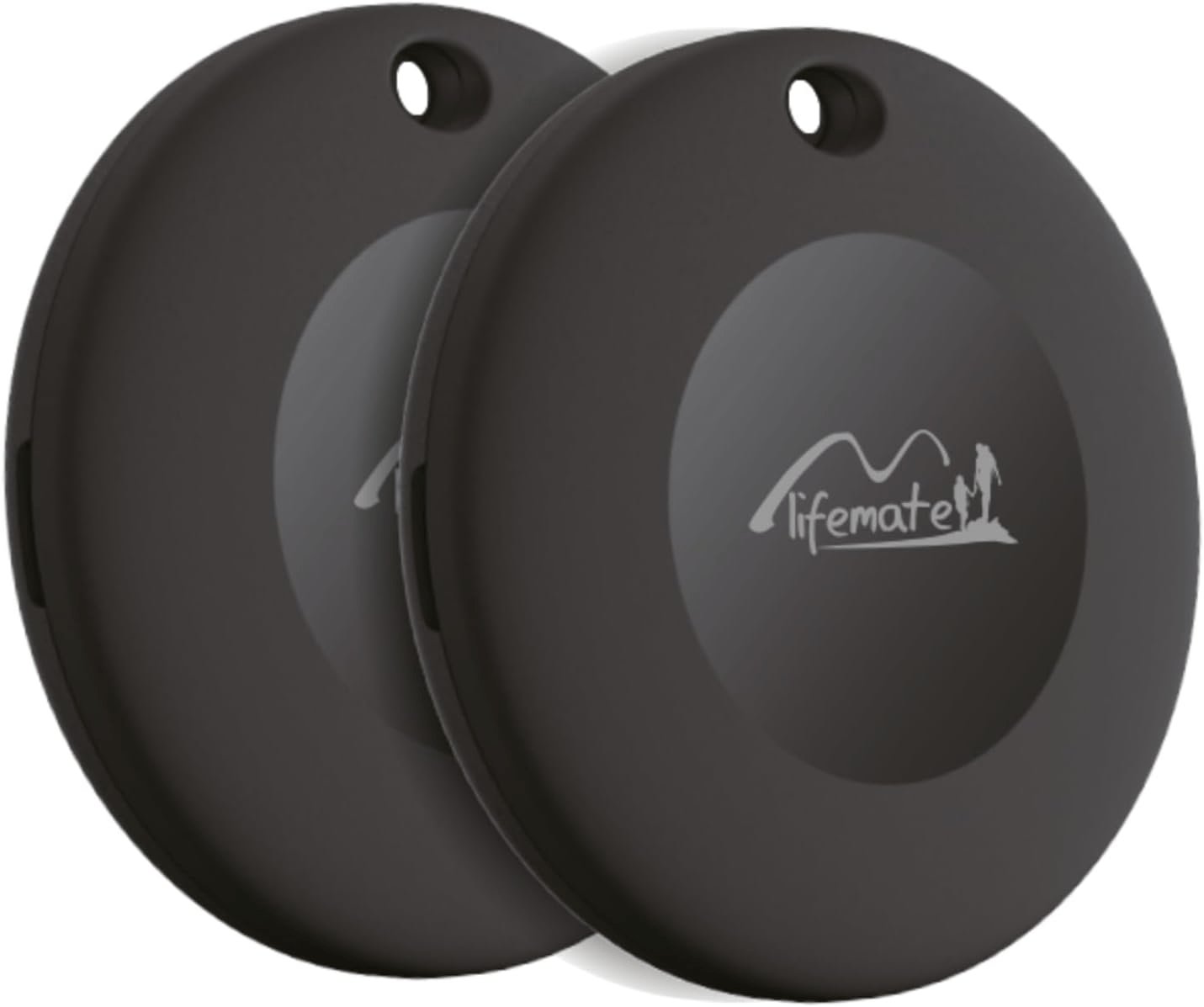Lifemate Life Tag 8Er-Pack Für Apple „Wo Ist?” Netzwerk – IP67 Wasserfest, 12 Monate Batterie, Lost Mode Mit Ton, Einfache Koppelung Pet Tracking Device Packung Zu 2 - Schwarz