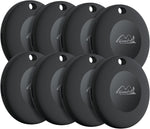 Lifemate Life Tag 8Er-Pack Für Apple „Wo Ist?” Netzwerk – IP67 Wasserfest, 12 Monate Batterie, Lost Mode Mit Ton, Einfache Koppelung Pet Tracking Device Packung Zu 8 - Schwarz