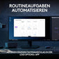 Logitech MX Keys S Kabellose Tastatur, Low Profile, Fluid Quiet Typing, Programmable Keys, Backlighting, Bluetooth, USB C Rechargeable, Für Windows PC, Linux, Chrome, Mac, Deutsches QWERTZ - Grau