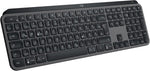 Logitech MX Keys S Kabellose Tastatur, Low Profile, Fluid Quiet Typing, Programmable Keys, Backlighting, Bluetooth, USB C Rechargeable, Für Windows PC, Linux, Chrome, Mac, Deutsches QWERTZ - Grau Tastatur / Graphit