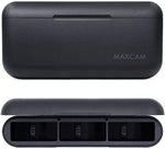 MAXCAM Power Triple Akkuladegerät Für Gopro HERO12/HERO11/HERO10/HERO9 Enduro Akku