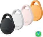 Momax Smart Air Tracker, Luggage Tracker, Smart Tag Für Schlüssel, Rucksäcke, Geldbörsen Und Haustiere, Funktioniert Mit Apple Find My (Nur Ios 18+), Inklusive Globaler Suchabdeckung, 4 Teiliges Set Schwarz/Weiß/Rosa/Orange / 4 Pack