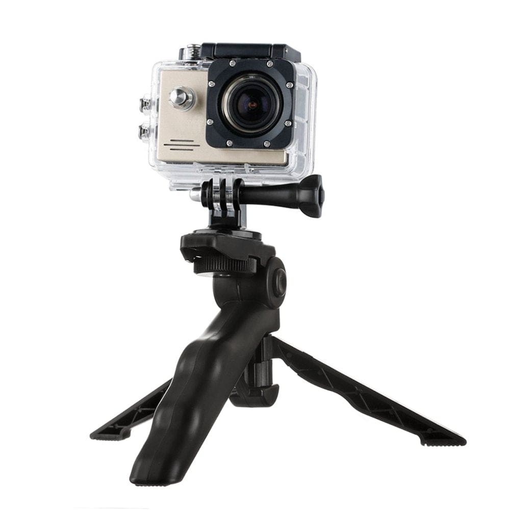 Mount with a mini tripod for GoPro SJCAM action cameras black universal