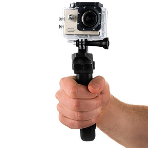 Mount with a mini tripod for GoPro SJCAM action cameras black universal