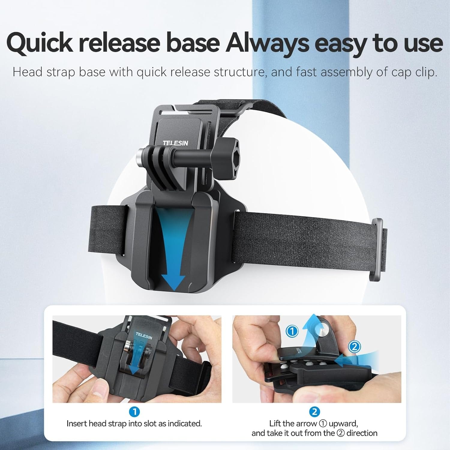 Multifunktions-Kopfband, Kopfgurt Kappenhalterung Mit Telefonclip Vertikale Halterung Kit 2-In-1 Handy POV Halterung Für Gopro Hero Insta360 DJI Action Iphone Android, Video, Vlog