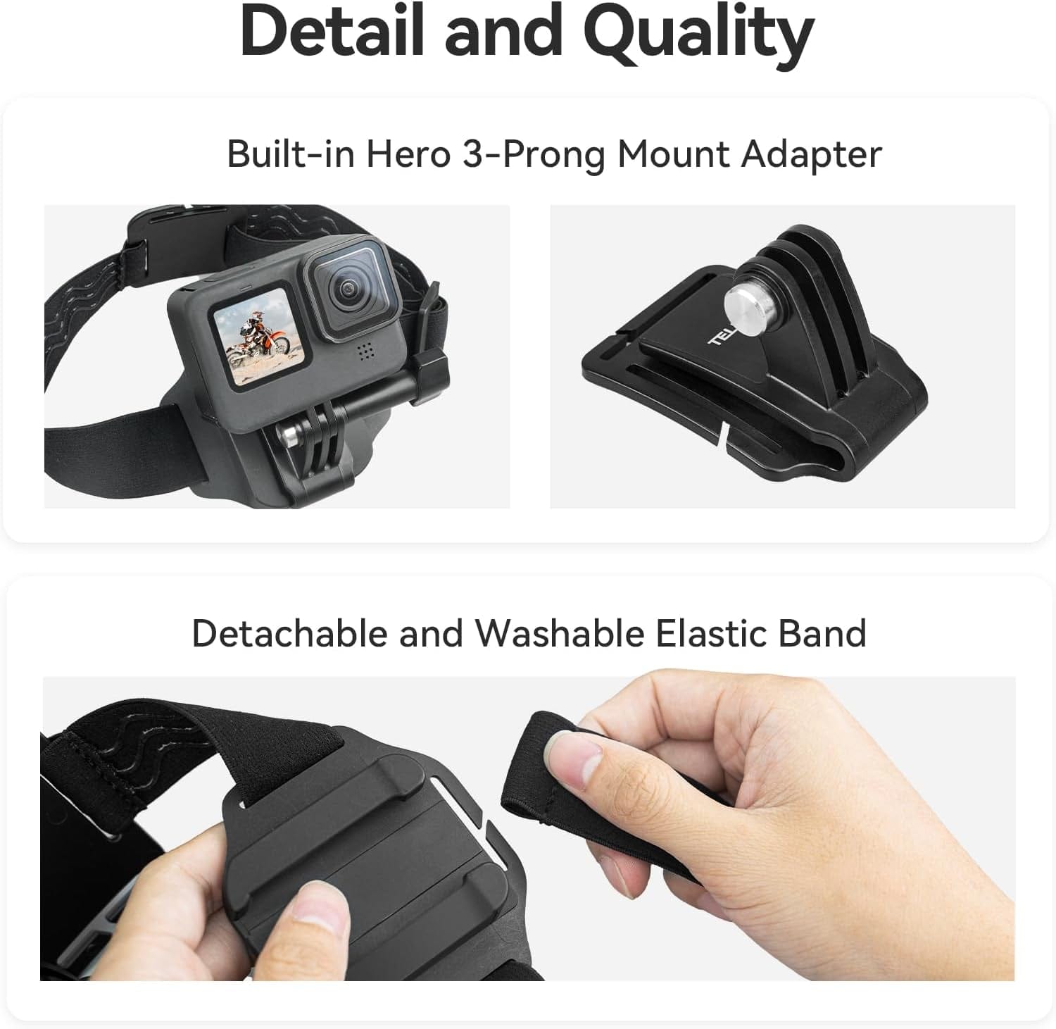 Multifunktions-Kopfband, Kopfgurt Kappenhalterung Mit Telefonclip Vertikale Halterung Kit 2-In-1 Handy POV Halterung Für Gopro Hero Insta360 DJI Action Iphone Android, Video, Vlog