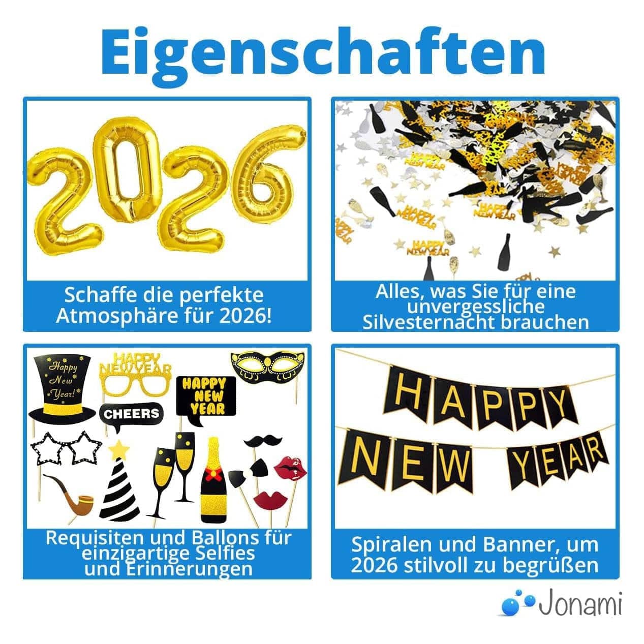 New Year's Eve Party Decoration Set 2026