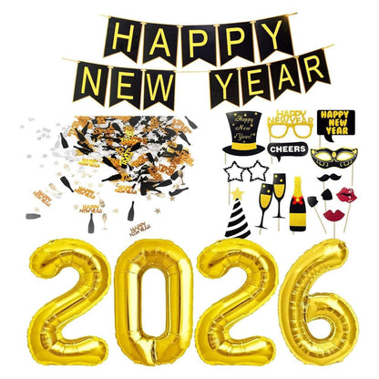 New Year's Eve Party Decoration Set 2026