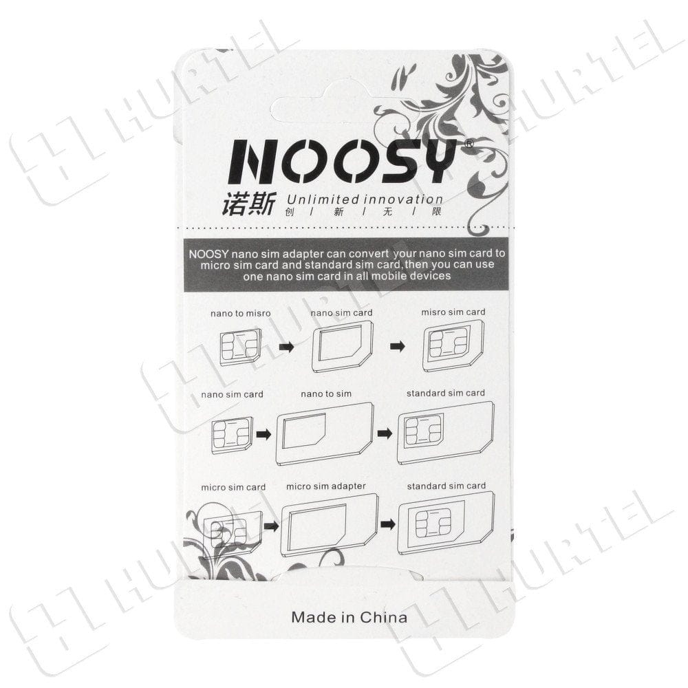 Noosa SIM Card Adapter Set + Key - White universal