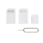 Noosa SIM Card Adapter Set + Key - White universal