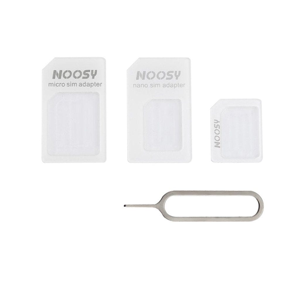 Noosa SIM Card Adapter Set + Key - White universal