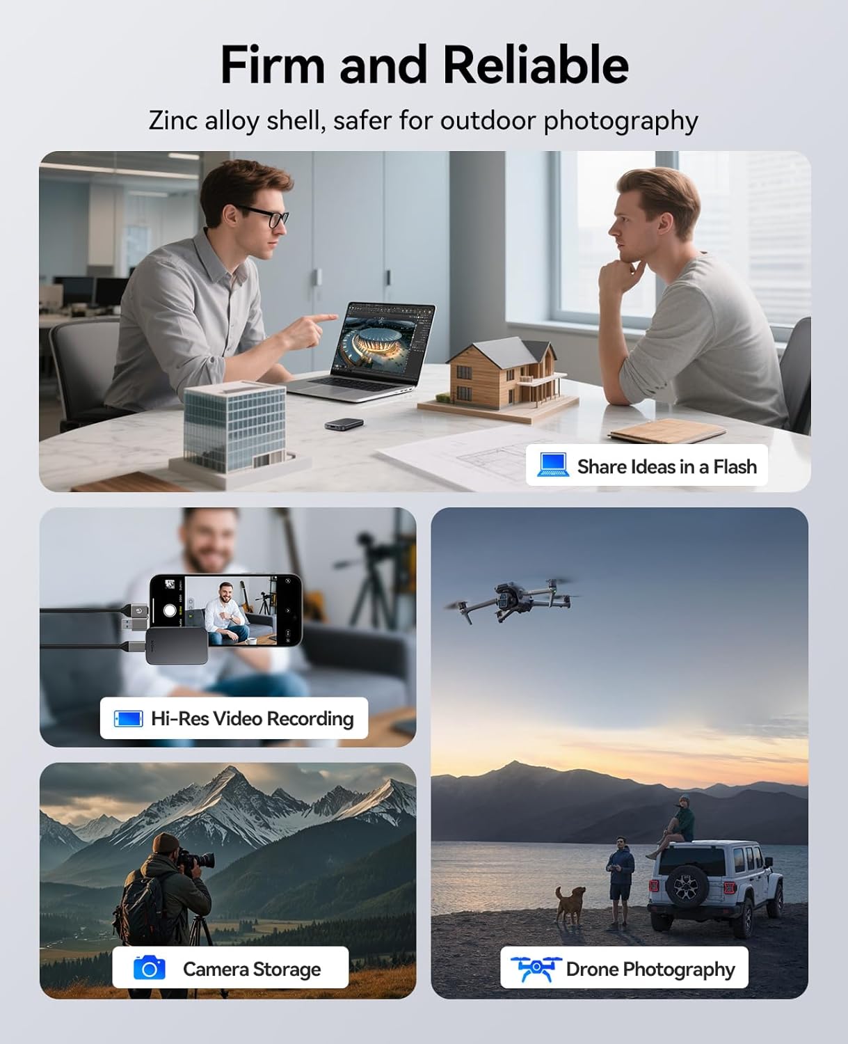 ORICO Extreme Portable SSD 2 TB Bis Zu 2000 Mb/S Lesen, 1800 Mb/S Schreiben, USB-C 3.2 Gen2, Tragbare Nvme SSD Für Iphone 15 Und Neuer, Mac, PC, Smartphone Und Spielkonsole - Z20 1Tb