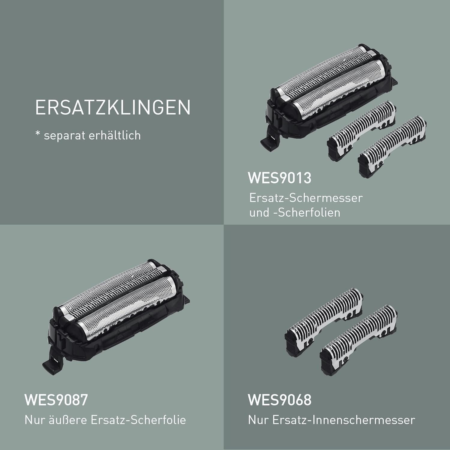 Panasonic Series 700 ES-ALT4B 3-Klingen-Nass- & Trocken-Rasierer Für Männer, Tragbar, Kabellos, Wasserdicht, Bartdichtesensor, Flexibler Rasierkopf, Ausklappbarer Trimmer, Dunkelblau