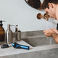 Panasonic Series 700 ES-ALT4B 3-Klingen-Nass- & Trocken-Rasierer Für Männer, Tragbar, Kabellos, Wasserdicht, Bartdichtesensor, Flexibler Rasierkopf, Ausklappbarer Trimmer, Dunkelblau