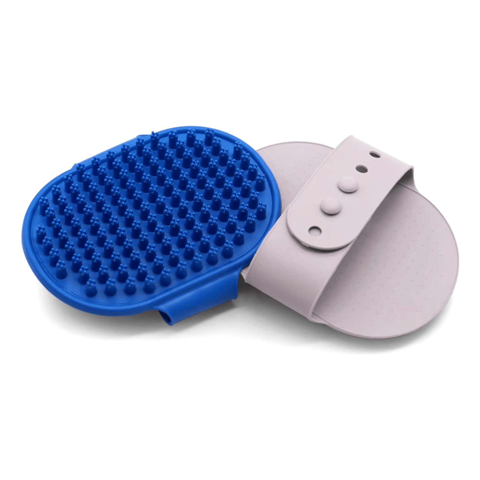 Pet Bath Brush | Soft Silicone Bathroom Comb Blue
