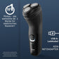Philips Shaver Series 3000X – Elektrischer Rasierer Für Herren in Schwarz, Nass- Und Trockenrasur, Mit Skinprotect-Technologie, Ausklappbarem Bartschneider (Modell X3001/00)