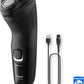 Philips Shaver Series 3000X – Elektrischer Rasierer Für Herren in Schwarz, Nass- Und Trockenrasur, Mit Skinprotect-Technologie, Ausklappbarem Bartschneider (Modell X3001/00)