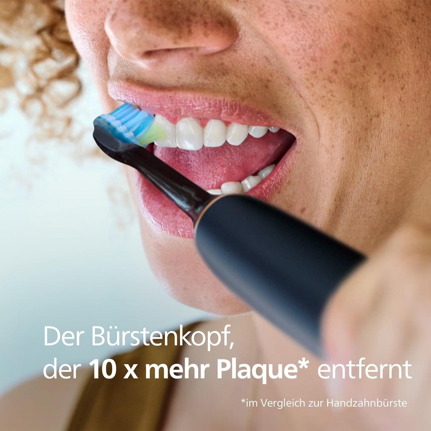 Philips Sonicare C3 Premium Plaque Defense, Original Ersatzbürstenköpfe, Schwarz, 6Er-Pack, HX9046/88