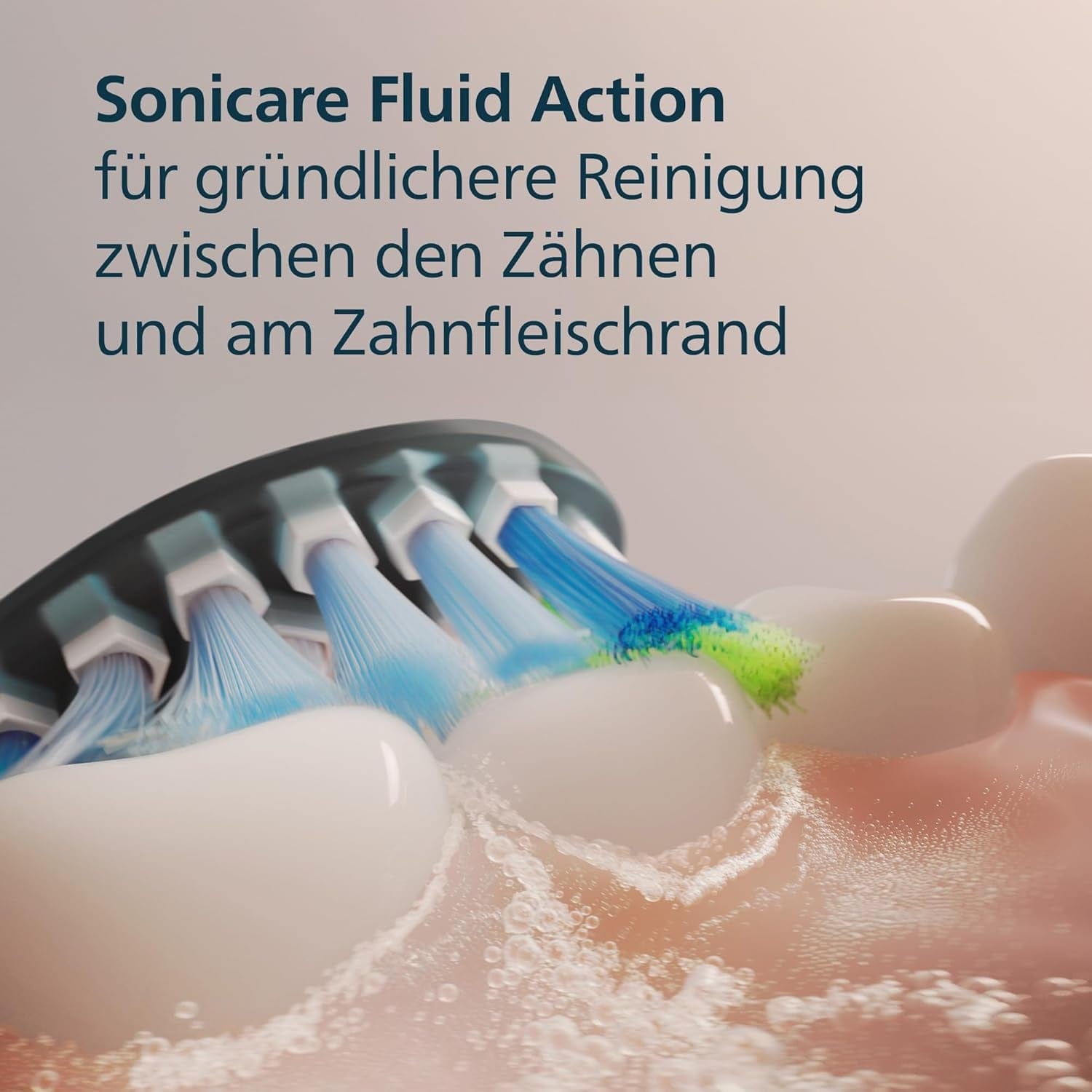 Philips Sonicare C3 Premium Plaque Defense, Original Ersatzbürstenköpfe, Schwarz, 6Er-Pack, HX9046/88