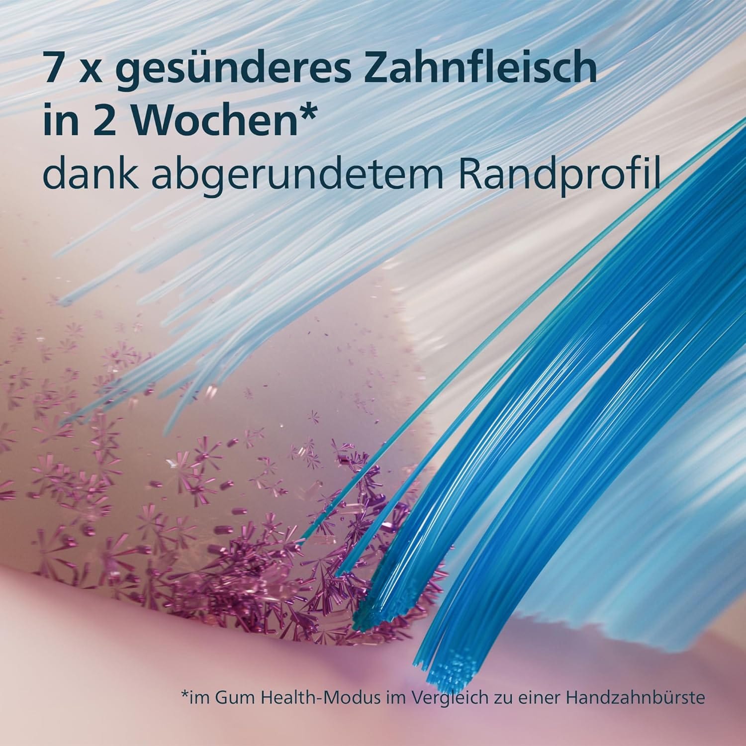 Philips Sonicare G3 Premium Gum Care, Original Ersatzbürstenköpfe, Schwarz, 6Er-Pack, HX9056/88