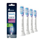 Philips Sonicare G3 Premium Gum Care, Original Ersatzbürstenköpfe, Weiß, 4Er-Pack, HX9054/87 Alt / 4 Stück (1Er Pack)