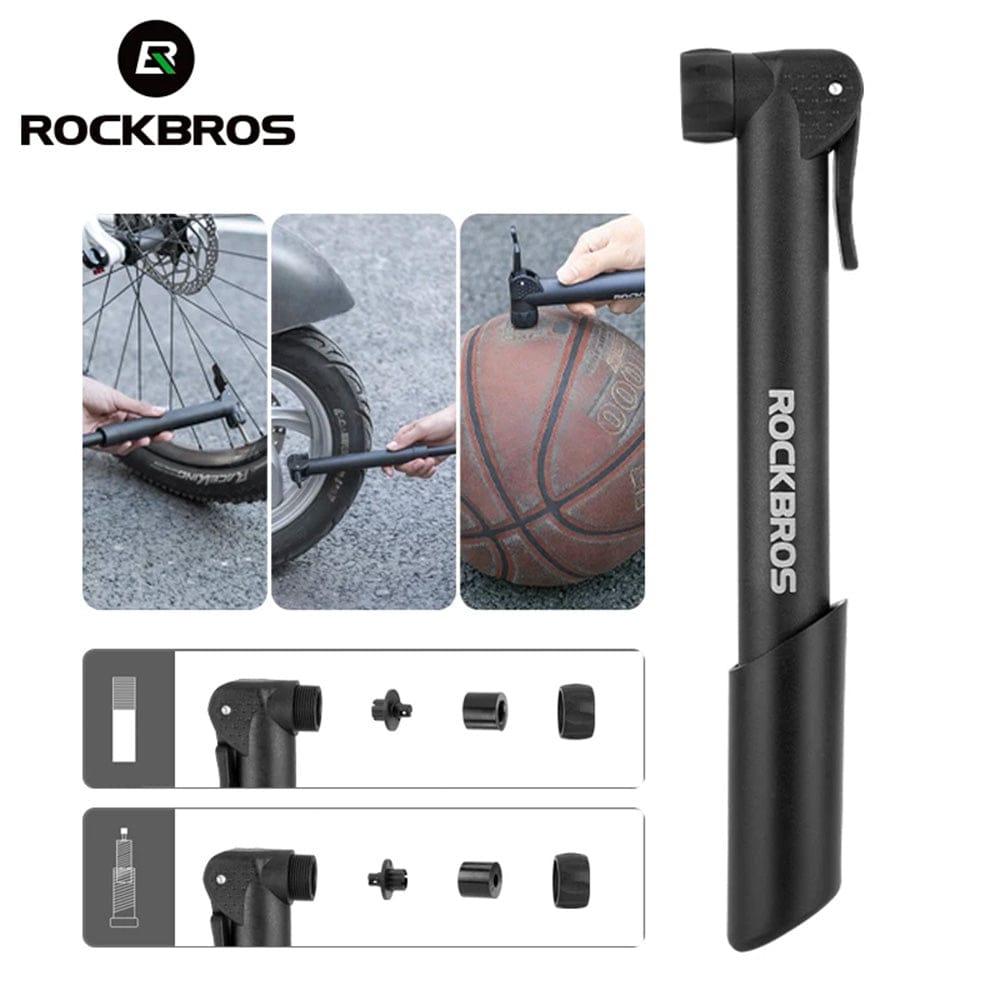 Rockbros bicycle pump - black