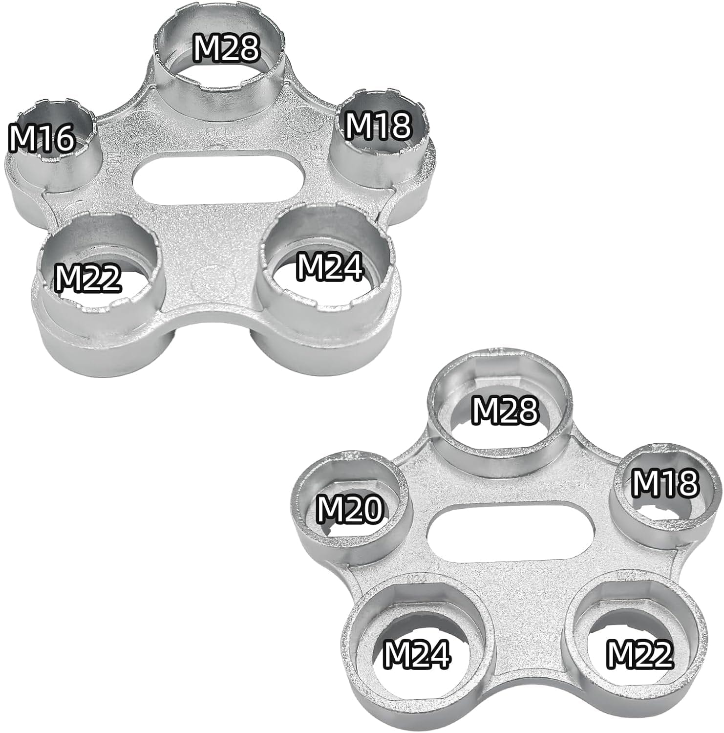 Sanitär-Montageschlüssel in 10 Grössen für Wasserhahn