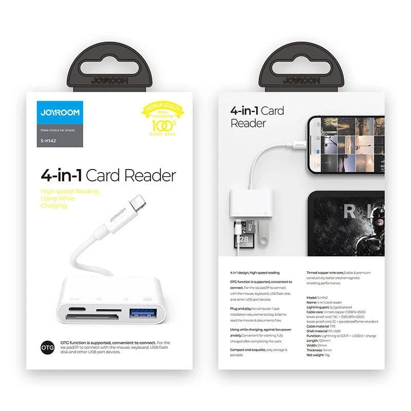 SD and TF Card Reader Lightning 