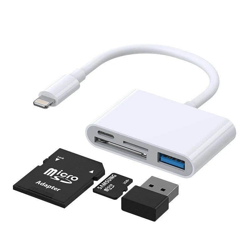 SD and TF Card Reader Lightning 
