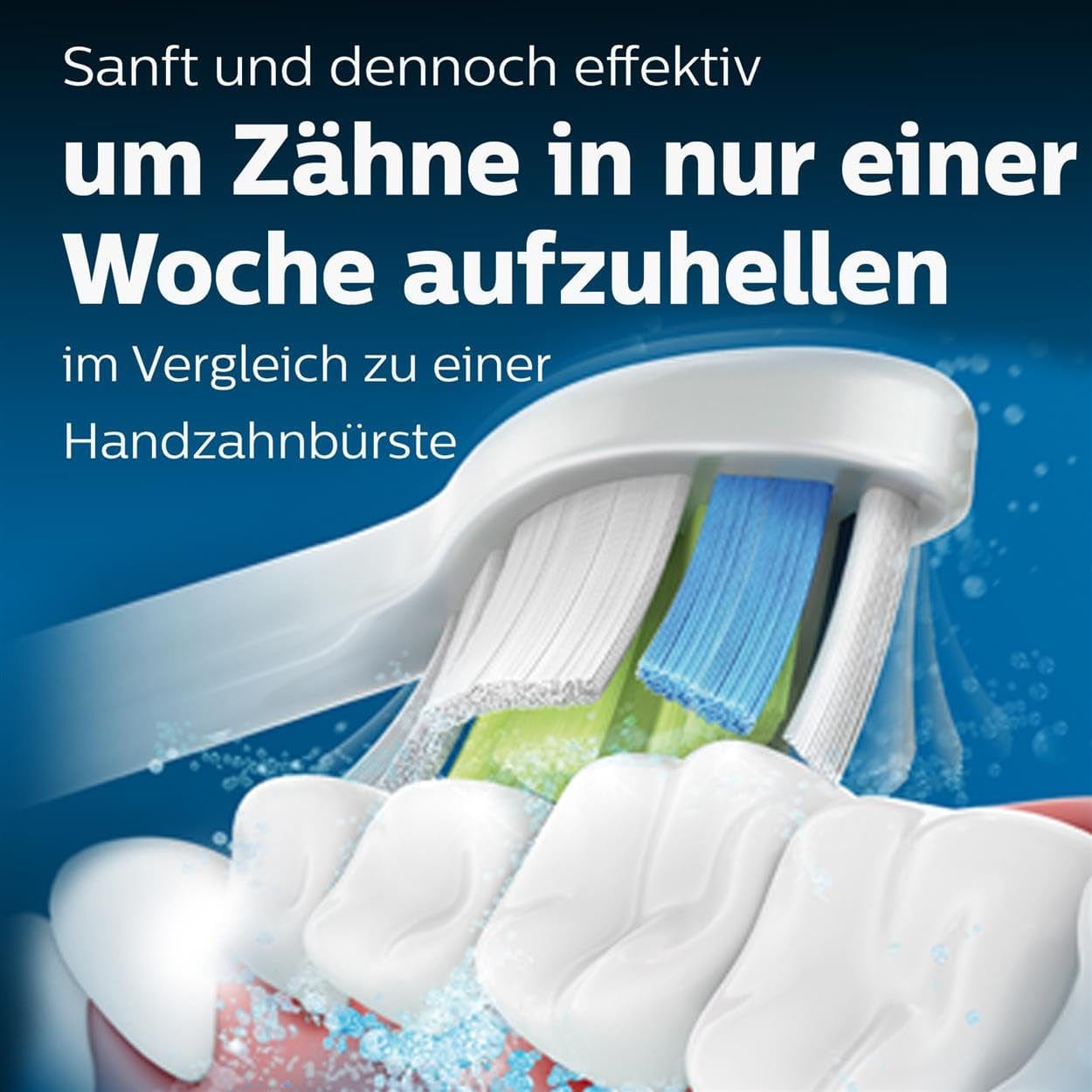 Sonicare Original W2 Optimal White Standard Bürstenköpfe Für Schallzahnbürsten – 8Er-Pack, in Weiß (Modell HX6068/12)