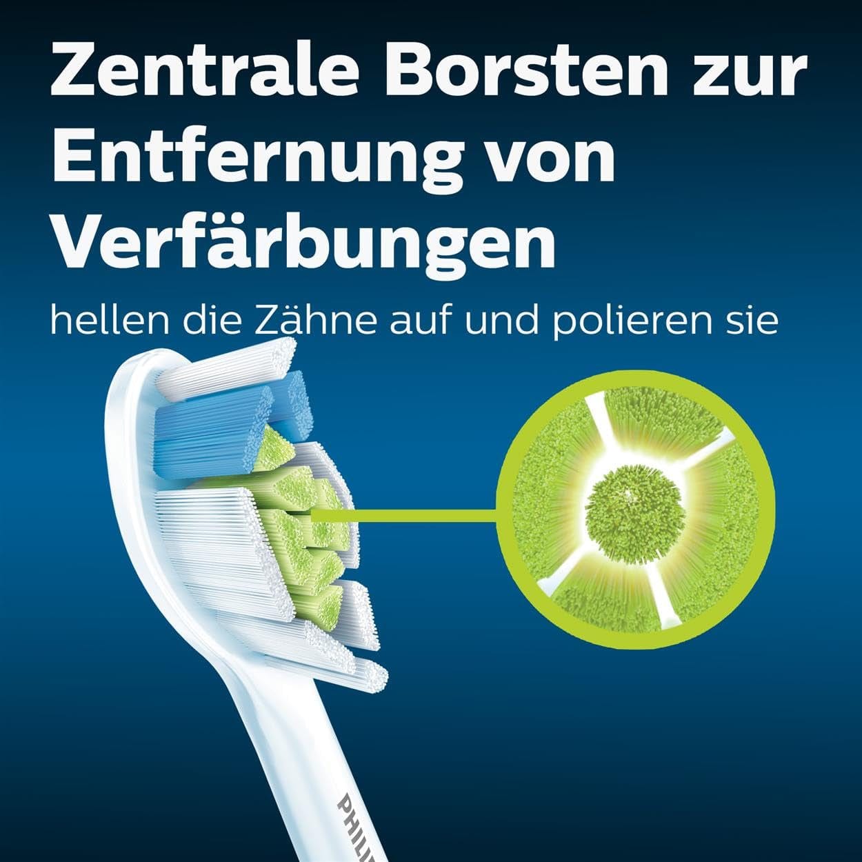 Sonicare Original W2 Optimal White Standard Bürstenköpfe Für Schallzahnbürsten – 8Er-Pack, in Weiß (Modell HX6068/12)