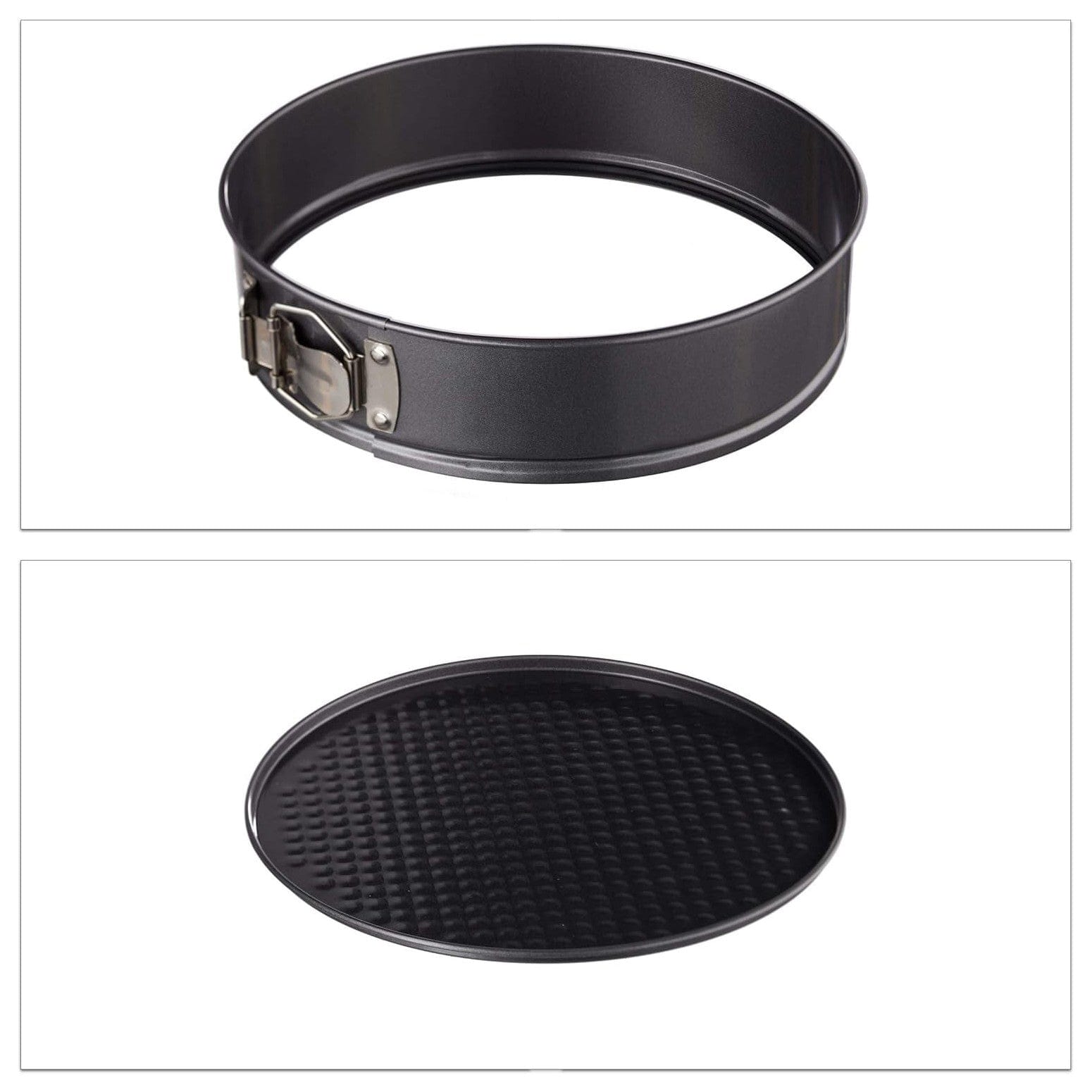 Springform 4er-Set, Rund, Ø 18/24/26/28 Cm,, Antihaft, 250° Hitzebeständig, Stahl, Standard Single