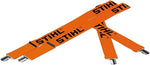 Stihl Braces for Trousers with Metal Clips Orange / 110