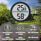 Techno Line WS 9418 Thermo-Hygrometer Digital | Temperatur- Und Luftfeuchtigkeitsmesser | Raumklima Monitor Mit Komfortanzeige | Min/Max Speicher | Tischgerät & Wandmontage