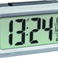 TFA Dostmann LUMIO plus Digitaler Funk-Wecker Mit Temperatur, 60.2553.02, Automatische Nachtbeleuchtung Einstellbar, Lcd-Display, Datum Inkl Funkuhr, Weiß/Silber Weiß/Silber