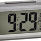 TFA Dostmann LUMIO plus Digitaler Funk-Wecker Mit Temperatur, 60.2553.02, Automatische Nachtbeleuchtung Einstellbar, Lcd-Display, Datum Inkl Funkuhr, Weiß/Silber Weiß/Silber