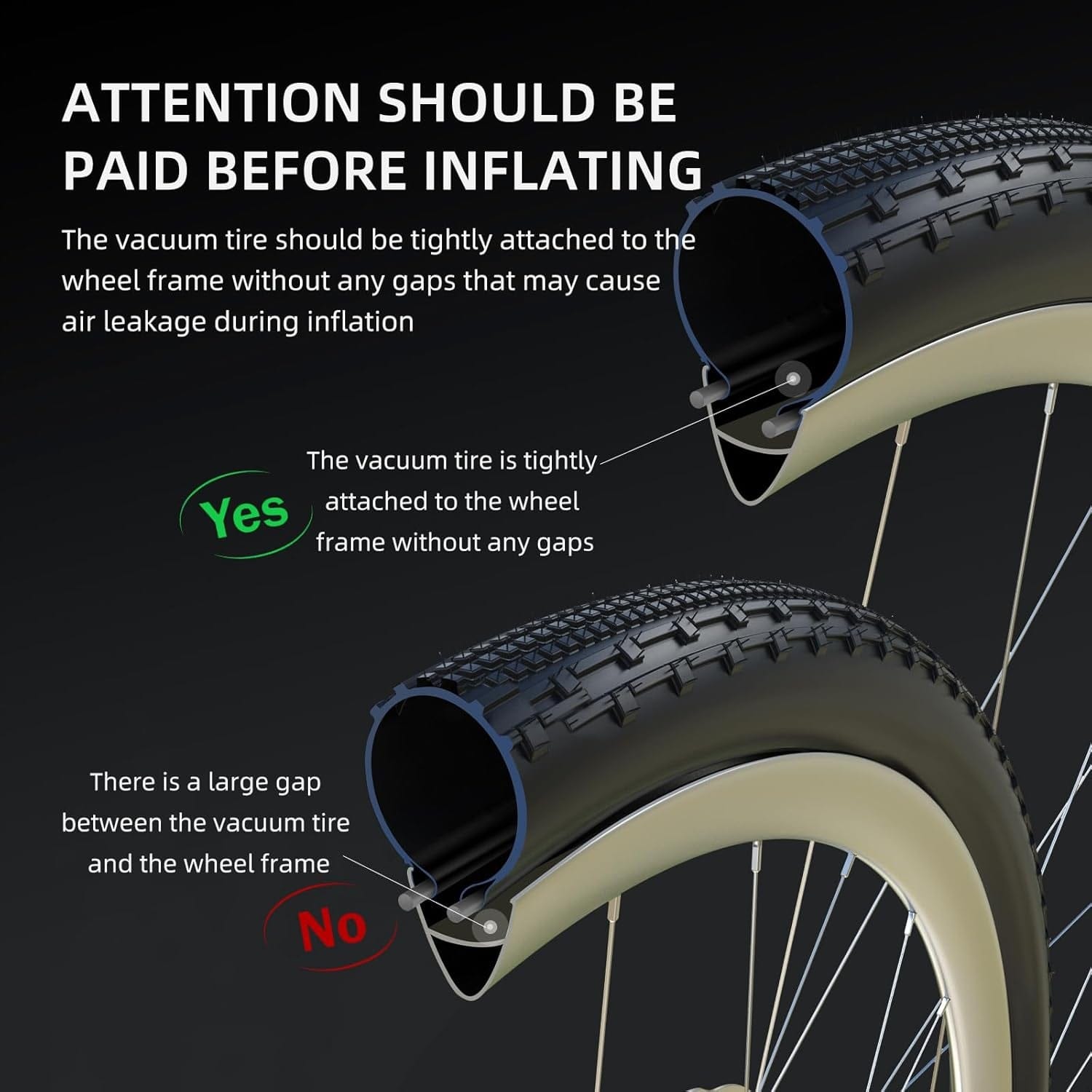 Tubeless Reifen Booster Inflator 1.3 Liter Für Rennräder Und Mountainbikes Mit AV/FV