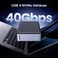 UGREEN 40Gbbps Nvme Gehäuse Kompatibel Mit Thunderbolt 4 Bis Zu 3848Mb/S