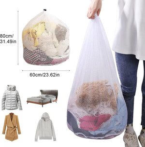 Wäschenetz mit Kordelzug 80 X 60 Cm