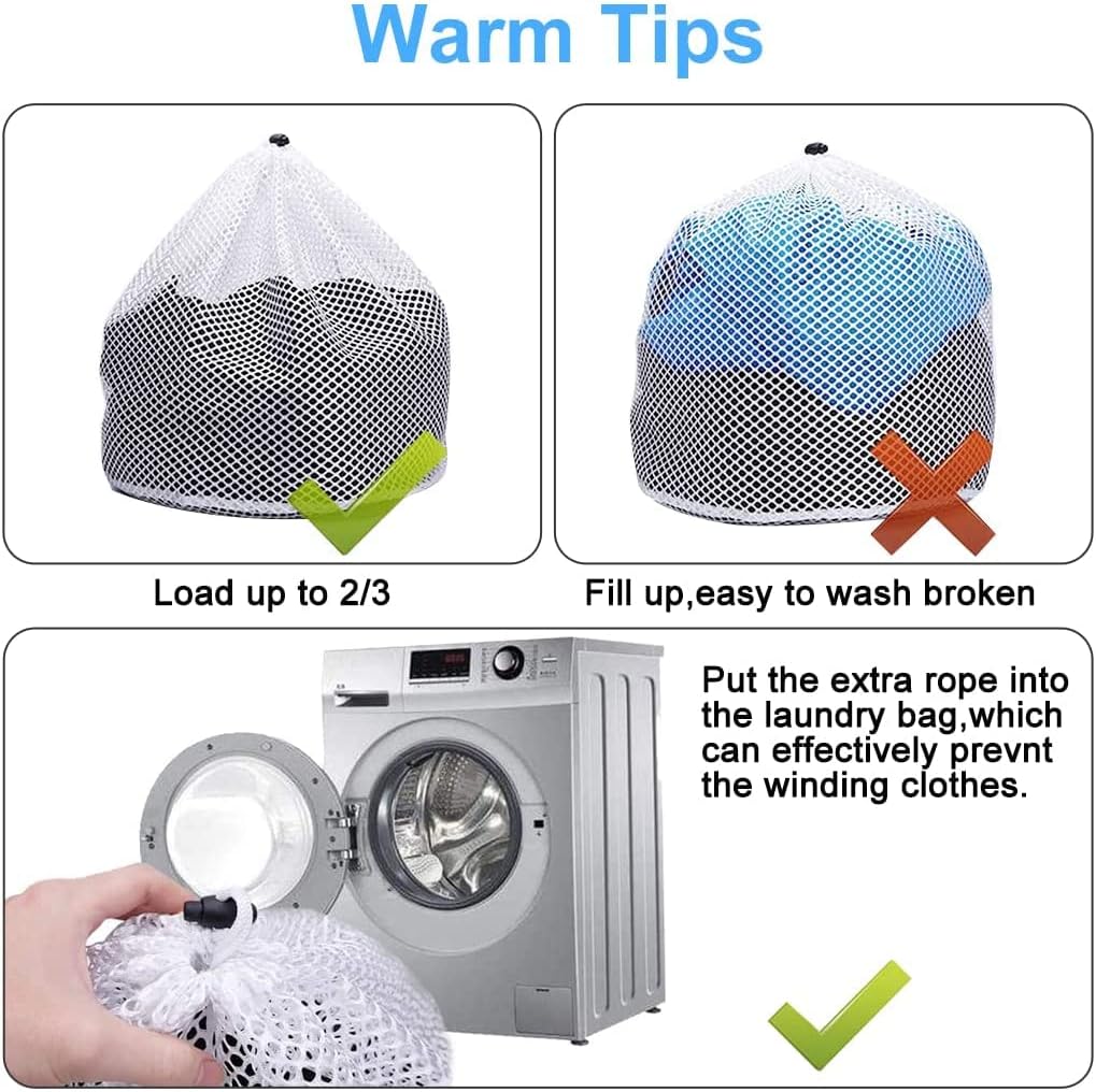 Wäschenetz mit Kordelzug 80 X 60 Cm