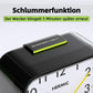 Wecker Analog Ohne Ticken Wecker Mit Licht, Batteriebetrieben, Lauter Alarm, Schlummerfunktion, Geräuschlos, Leuchtziffern Tragbarer Leise Klein Reisewecker Für Tiefschläfer Schwarz