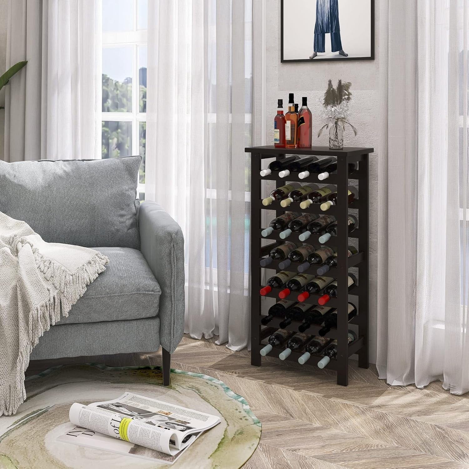 Weinregal 28 Flaschen