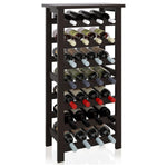 Weinregal 28 Flaschen Braun