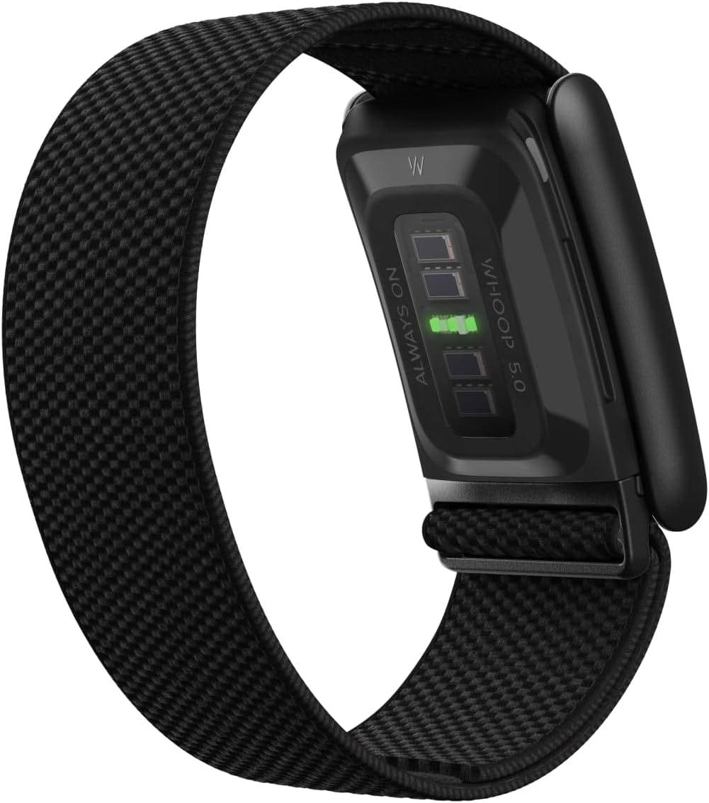 WHOOP 5.0/MG Aktivitätstracker – 12-Monatige Mitgliedschaft – Gesundheits- Und Fitness-Tracker, Schlaftracking, Personalisiertes Coaching Schwarz
