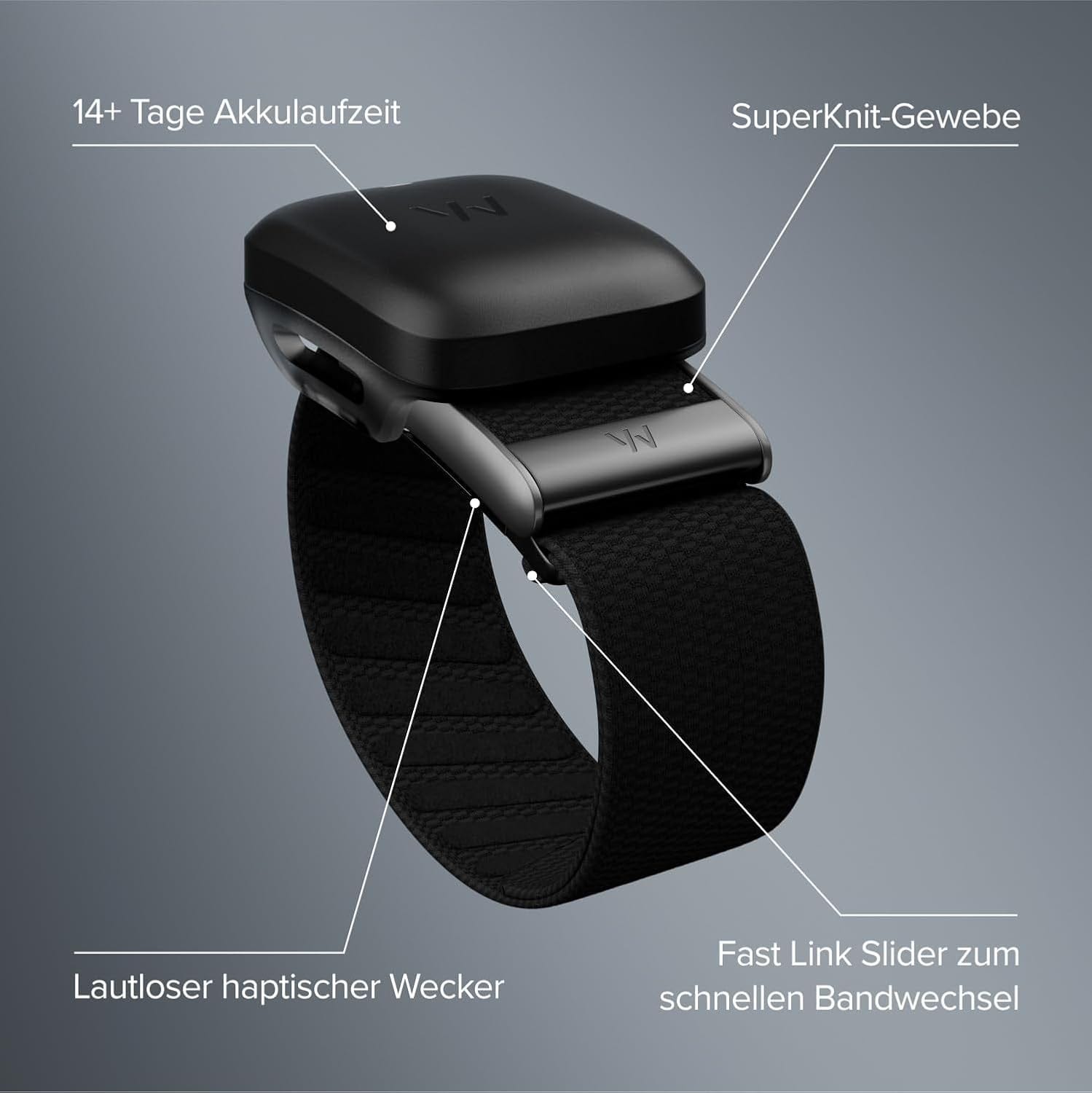 WHOOP 5.0/MG Aktivitätstracker – 12-Monatige Mitgliedschaft – Gesundheits- Und Fitness-Tracker, Schlaftracking, Personalisiertes Coaching Schwarz
