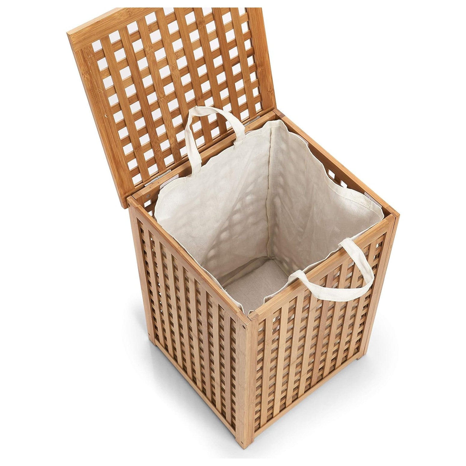 Zeller 13438 Wäschetruhe 40 X 40 X 58 Cm, Bamboo